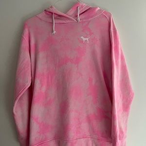 VS PINK TYE DYE HOODIE